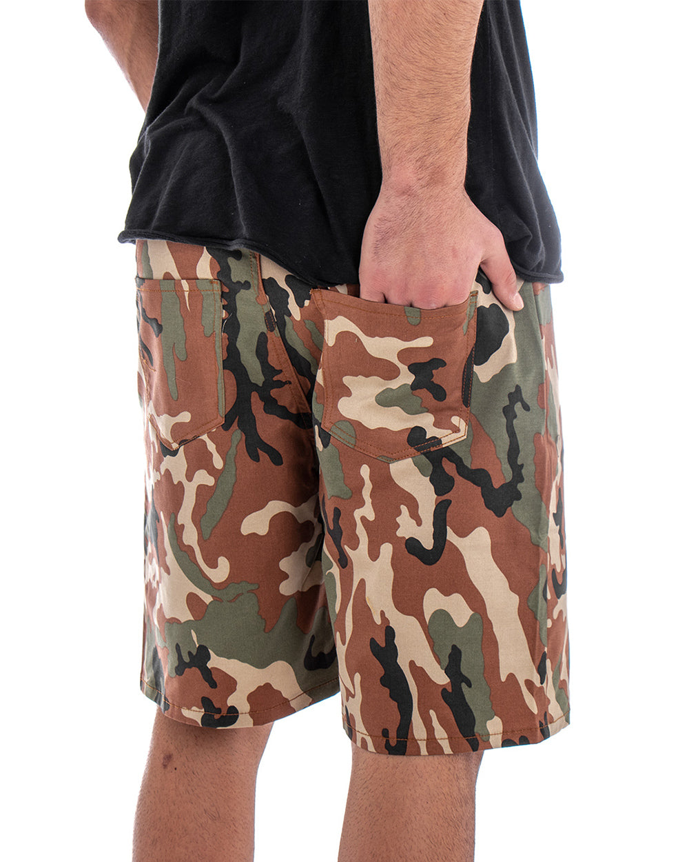 Bermuda Pantaloncino Uomo Militare Pantalaccio GIOSAL-PC1618A