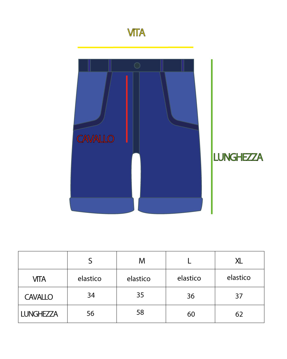 Bermuda Pantaloncino Uomo Corto Tie Dye Colorato GIOSAL-PC1688A