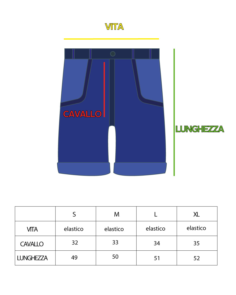 Men's Bermuda Shorts Solid Color Elastic Military Stripe GIOSAL-PC1801A