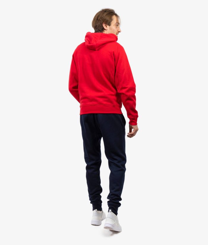 Tuta GIVOVA KING ROSSO BLU Felpa Set Unisex Sportivo Bicolore Felpa Con Zip Con Capuccio Pantaloni Da Ginnastica Tracksuit GIOSAL