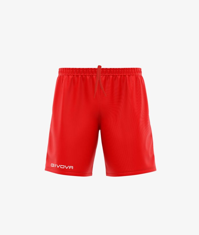 PANTALONCINO GIVOVA ONE ROSSO Unisex Mesh Shorts Sportivo Con Coulisse Da Allenamento GIOSAL