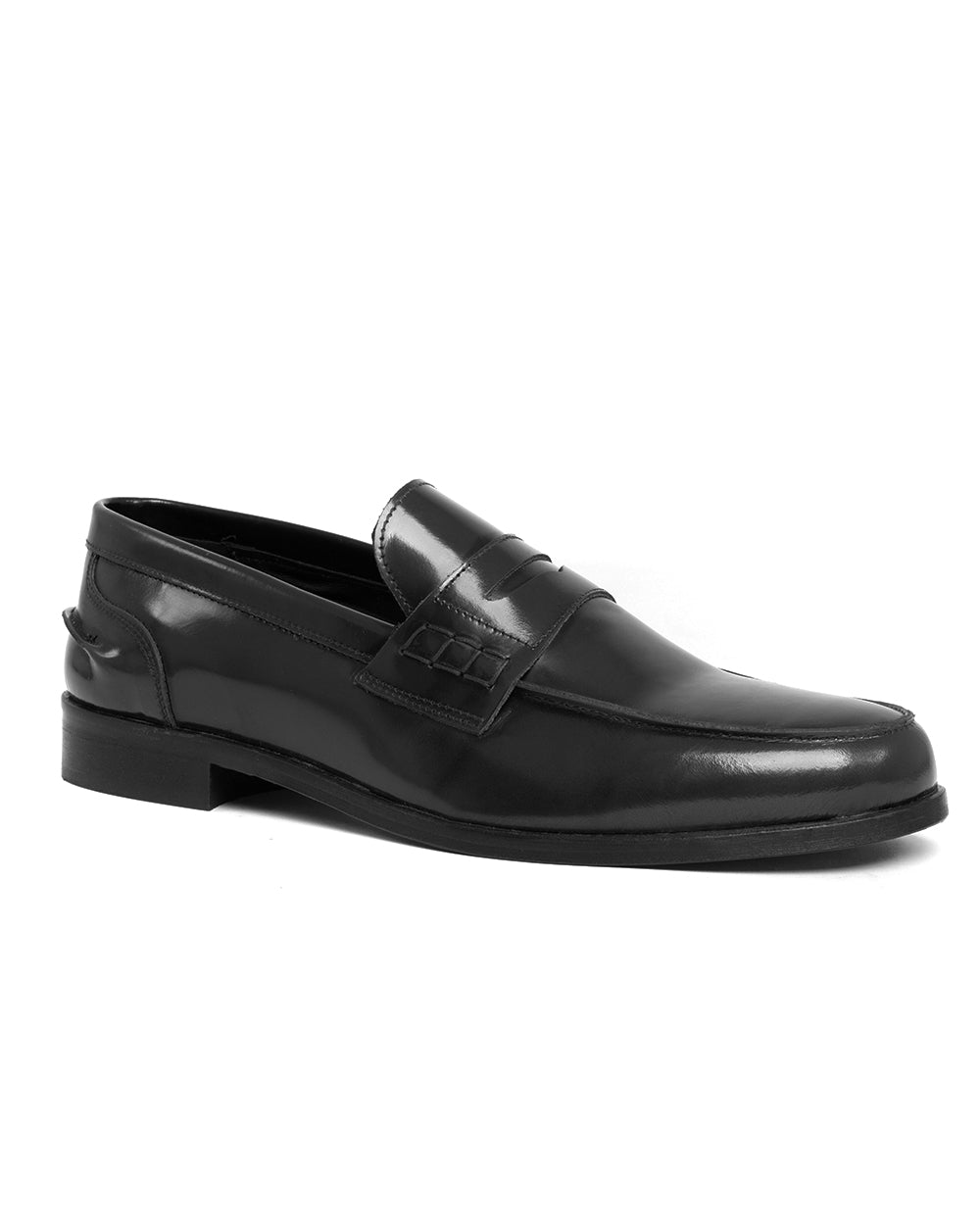 Mocassini College Uomo Scarpe Ecopelle Lucide Eleganti Casual Nero GIOSAL-S1180A