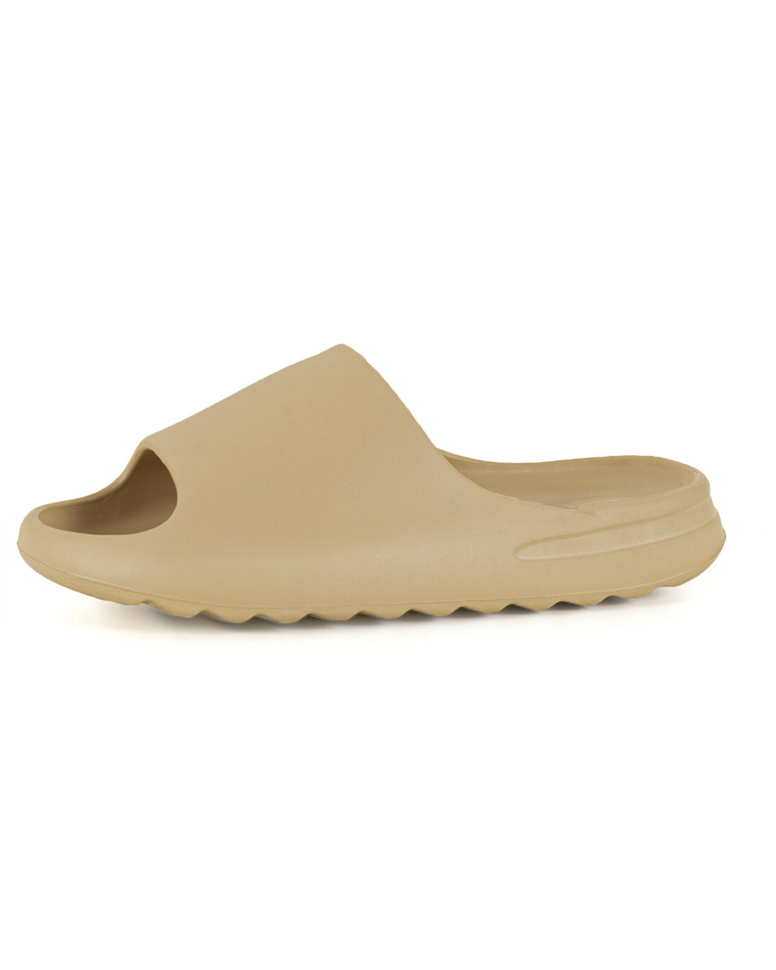 Unisex Men's Summer Rubber Slippers Sea Pool Solid Color Beige Non-slip Slippers GIOSAL-S1224A