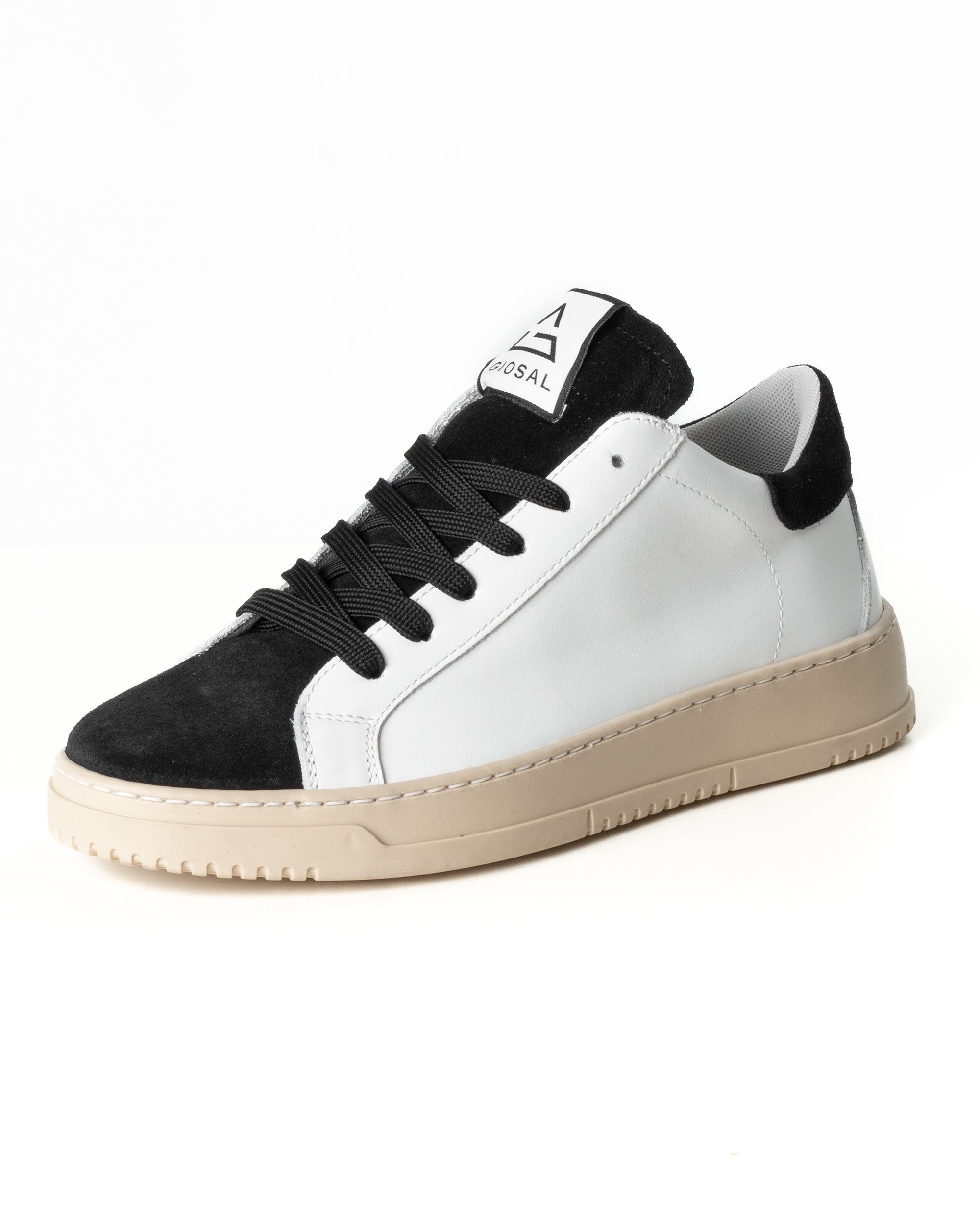 Men's Shoes White Casual Sports Sneakers Faux Leather Suede GIOSAL-S1185A
