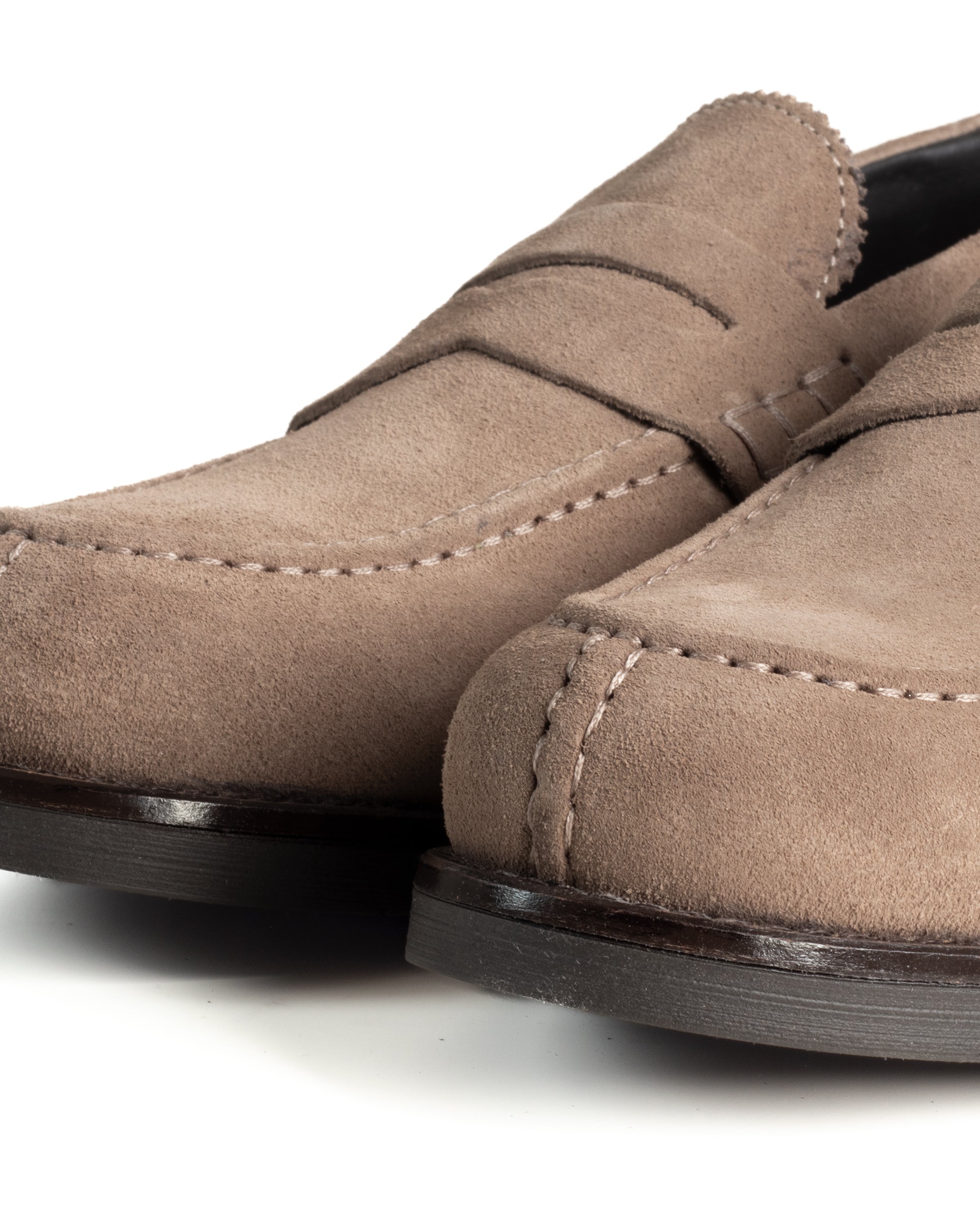 Mocassini College Uomo Scarpe Camoscio Eleganti Cerimonia Suola Di Gomma Casual Beige GIOSAL-S1291A