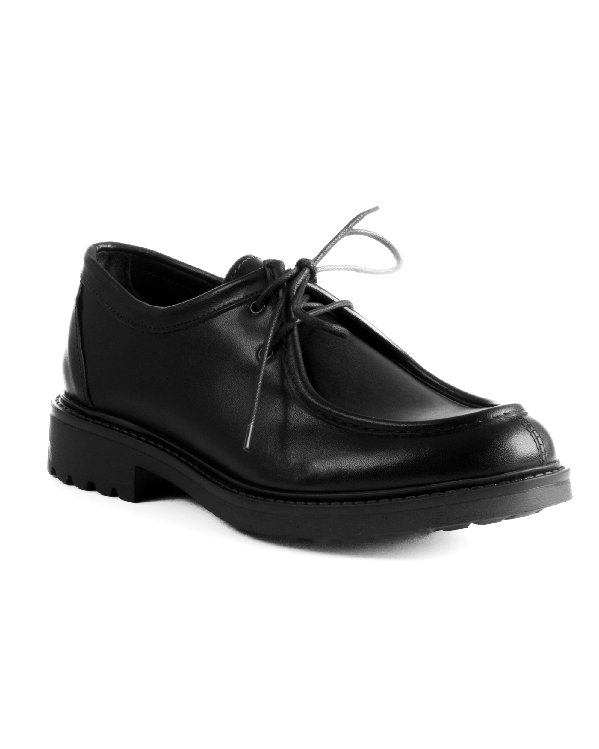 Scarpe Uomo Stringate Derby Lacci Eleganti Pelle Nero S1303A
