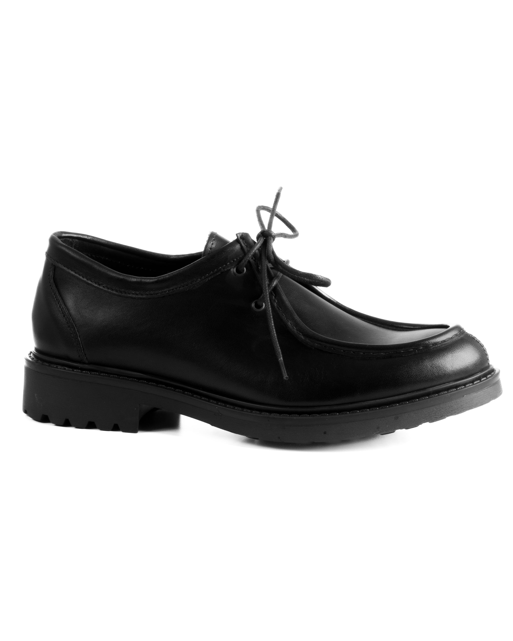 Scarpe Uomo Stringate Derby Lacci Eleganti Pelle Nero S1303A