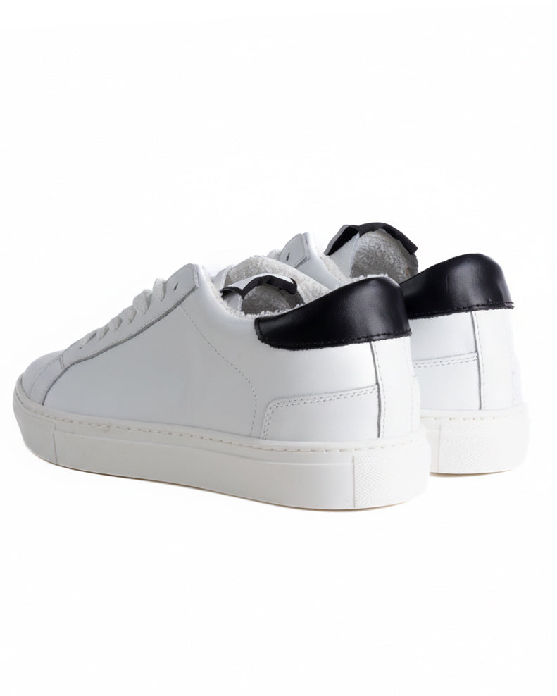 Scarpe uomo sneakers casual basic sportive ecopelle bianco GIOSAL-S1308A