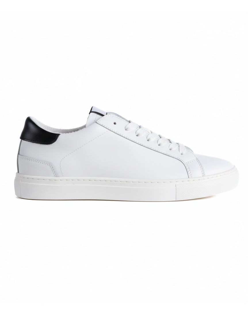 Scarpe uomo sneakers casual basic sportive ecopelle bianco GIOSAL-S1308A