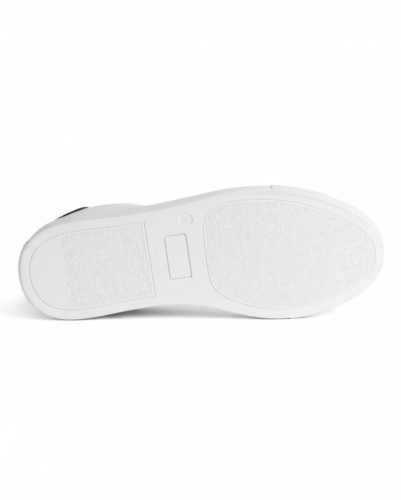 Scarpe uomo sneakers casual basic sportive ecopelle bianco GIOSAL-S1308A
