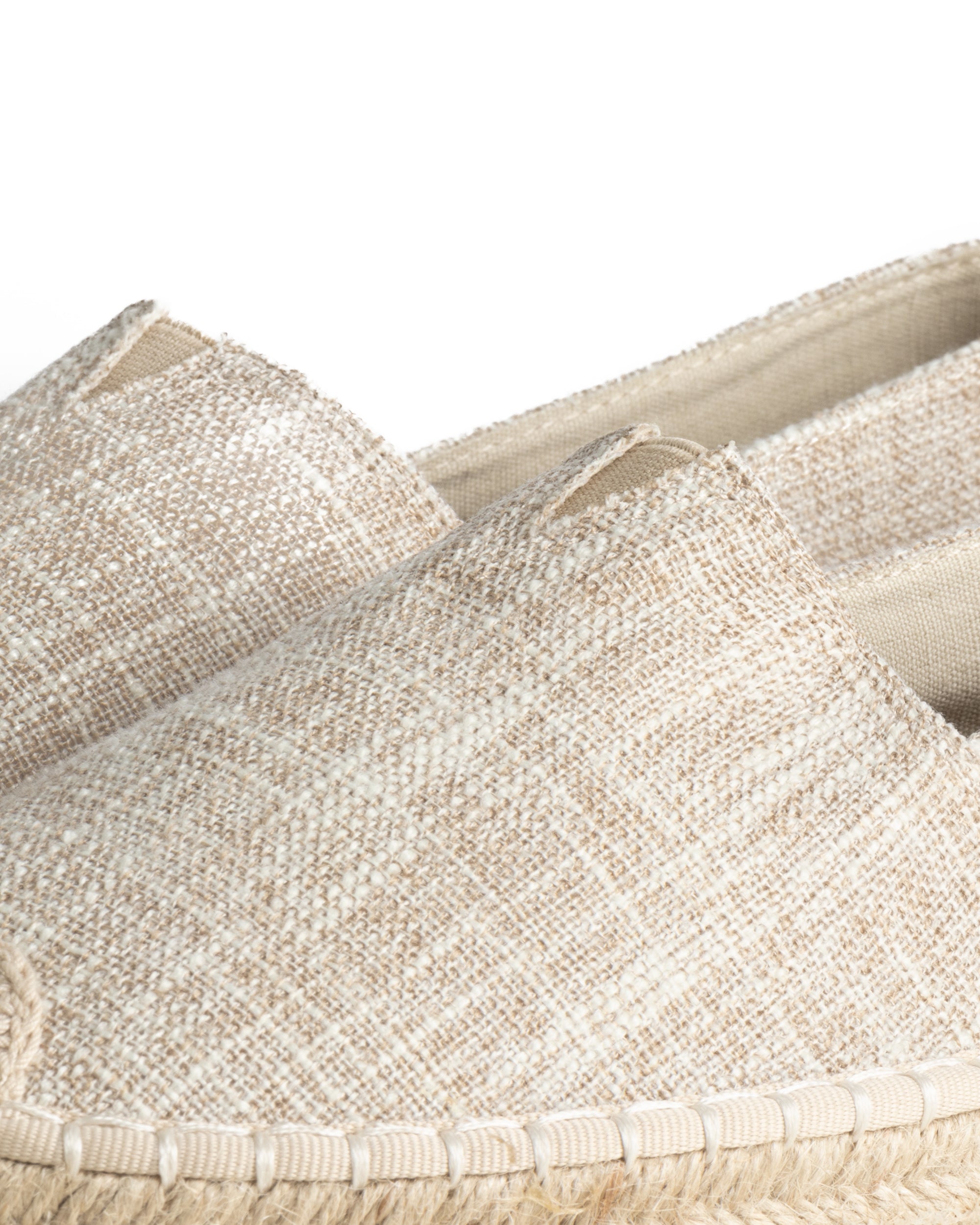 Espadrillas scarpe uomo unisex tela estive mare leggere beige GIOSAL-S1315A
