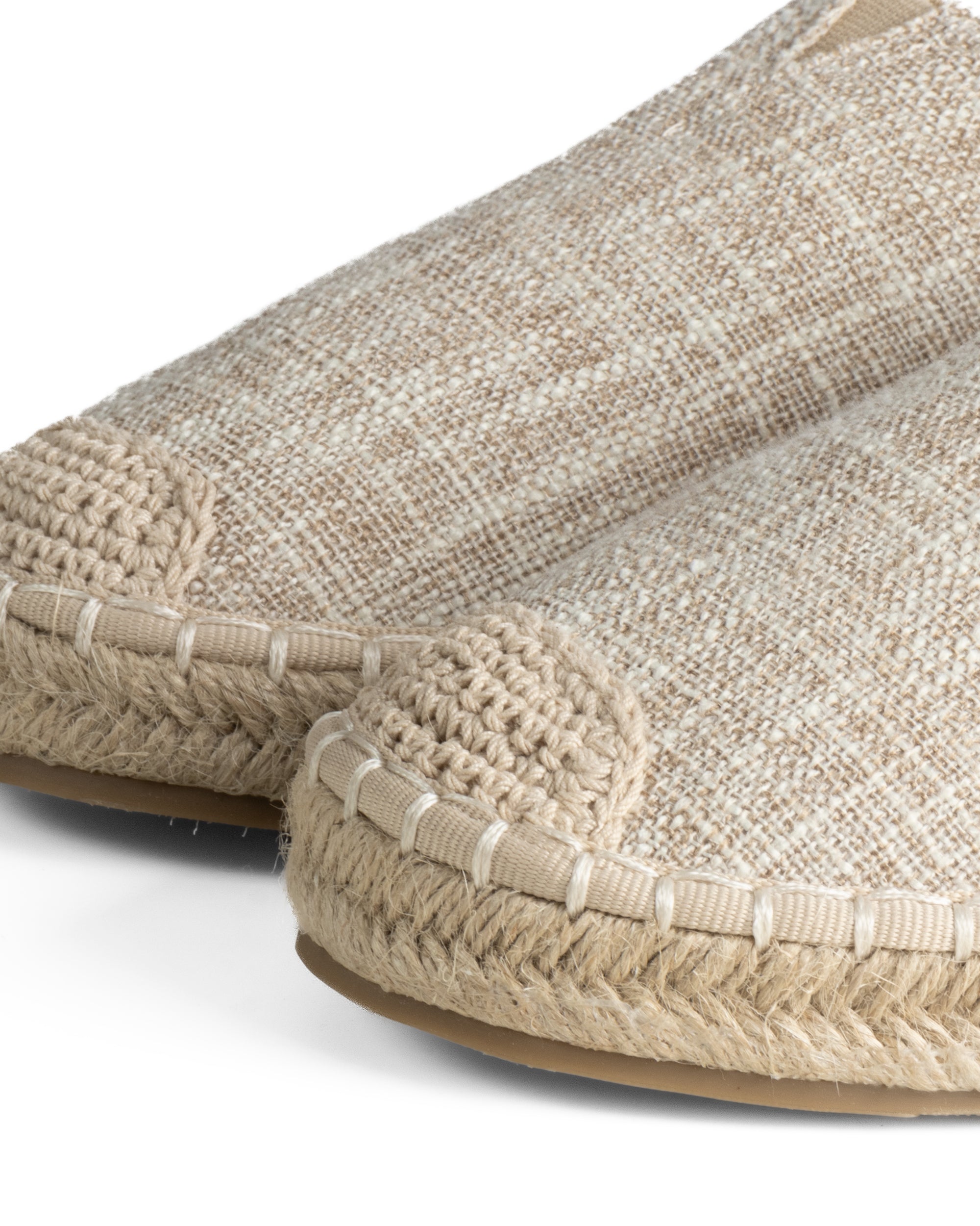 Espadrillas scarpe uomo unisex tela estive mare leggere beige GIOSAL-S1315A