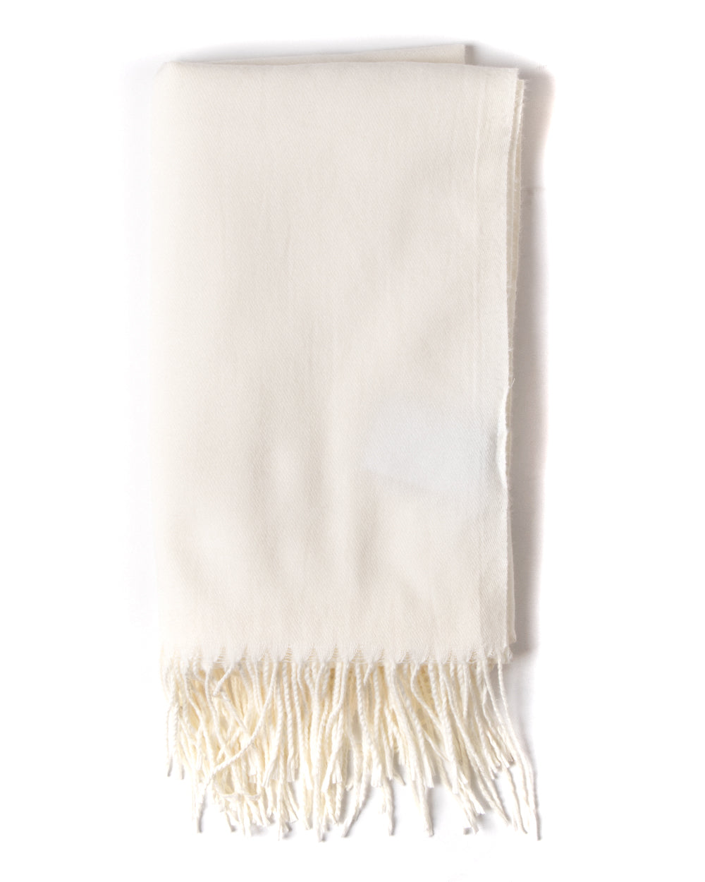 Unisex Scarf for Men and Women Solid Color Cream Casual Soft Basic Fringes GIOSAL-SH1023A