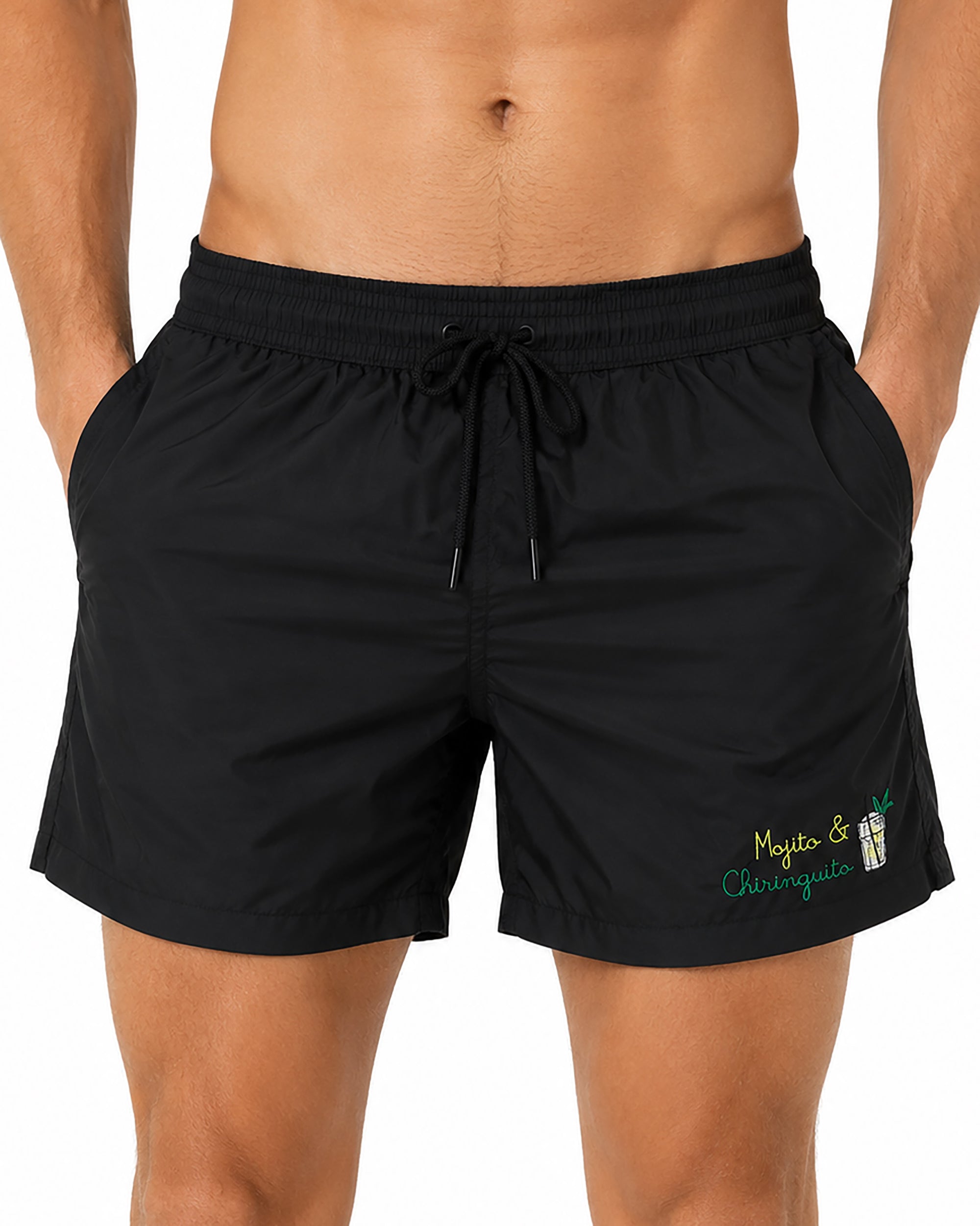 Costume da bagno bermuda mare uomo boxer mojito basic nero SUPERCULTURE BEACH-05