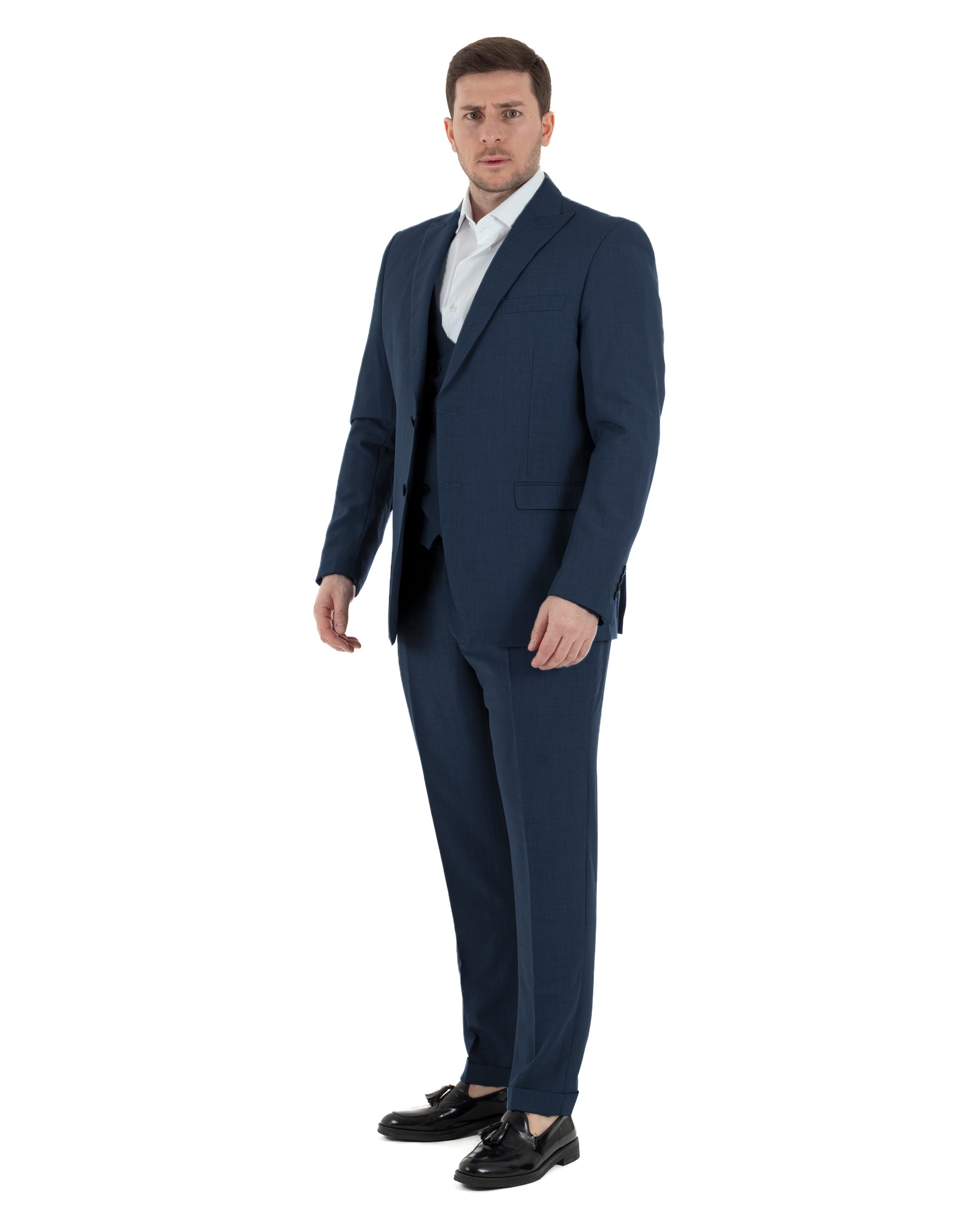 Abito Monopetto Con Panciotto Slim Fit TCAE1000A