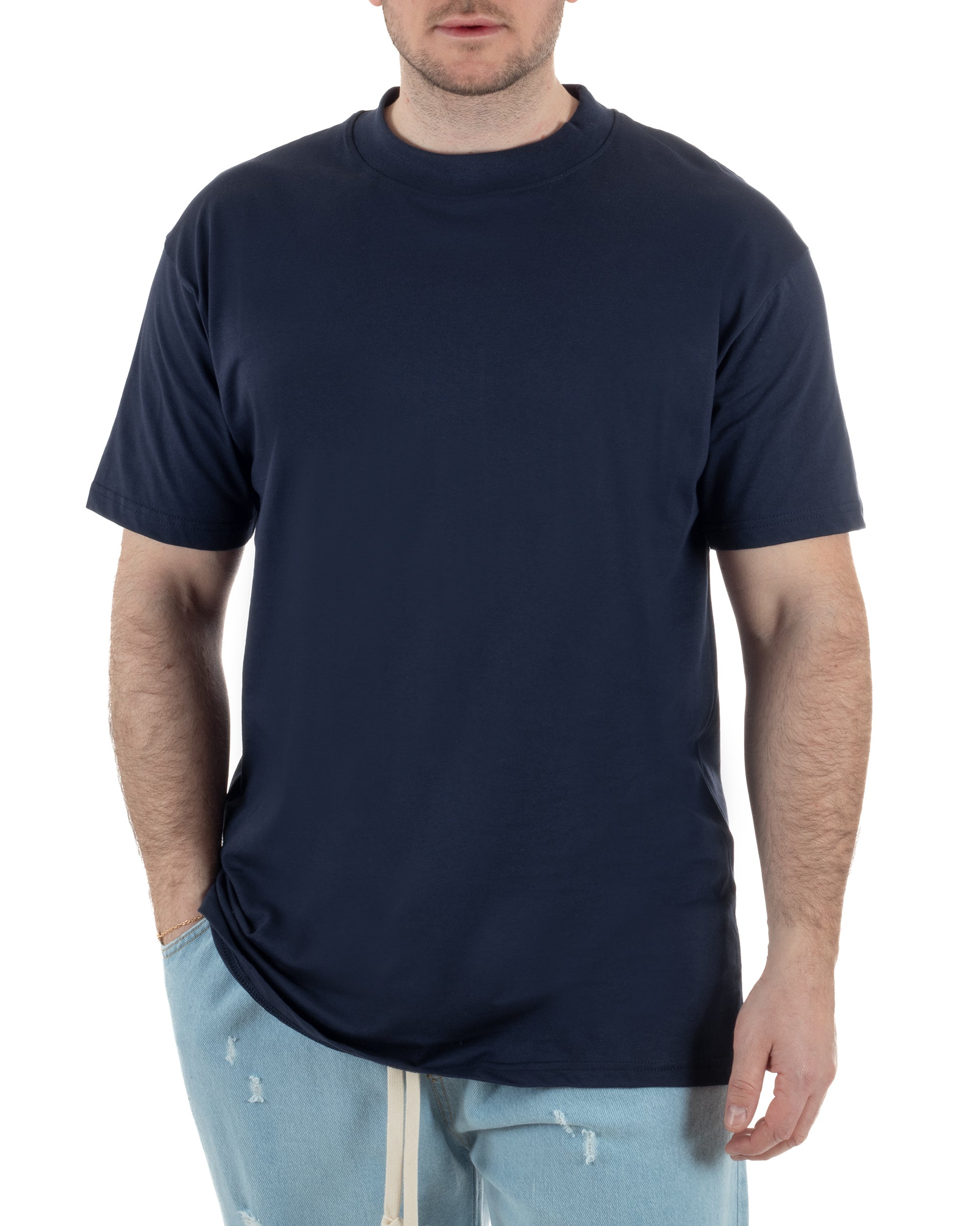 T-Shirt Cotone Basic Gola Alta TCTS1000A