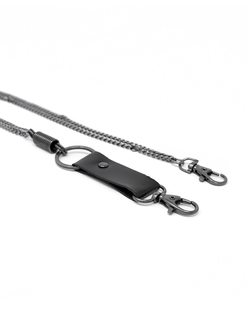 Trouser Chain Men Unisex Double Dark Steel Casual Accessory GIOSAL-TR1002A