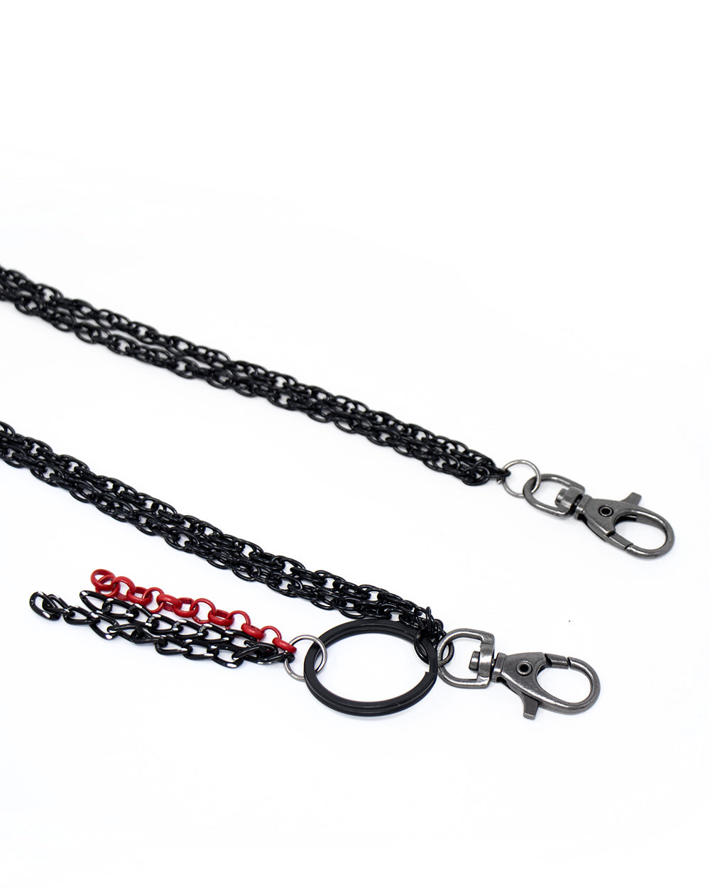 Trouser Chain Men Unisex Double Black Chain Accessory GIOSAL-TR1007A