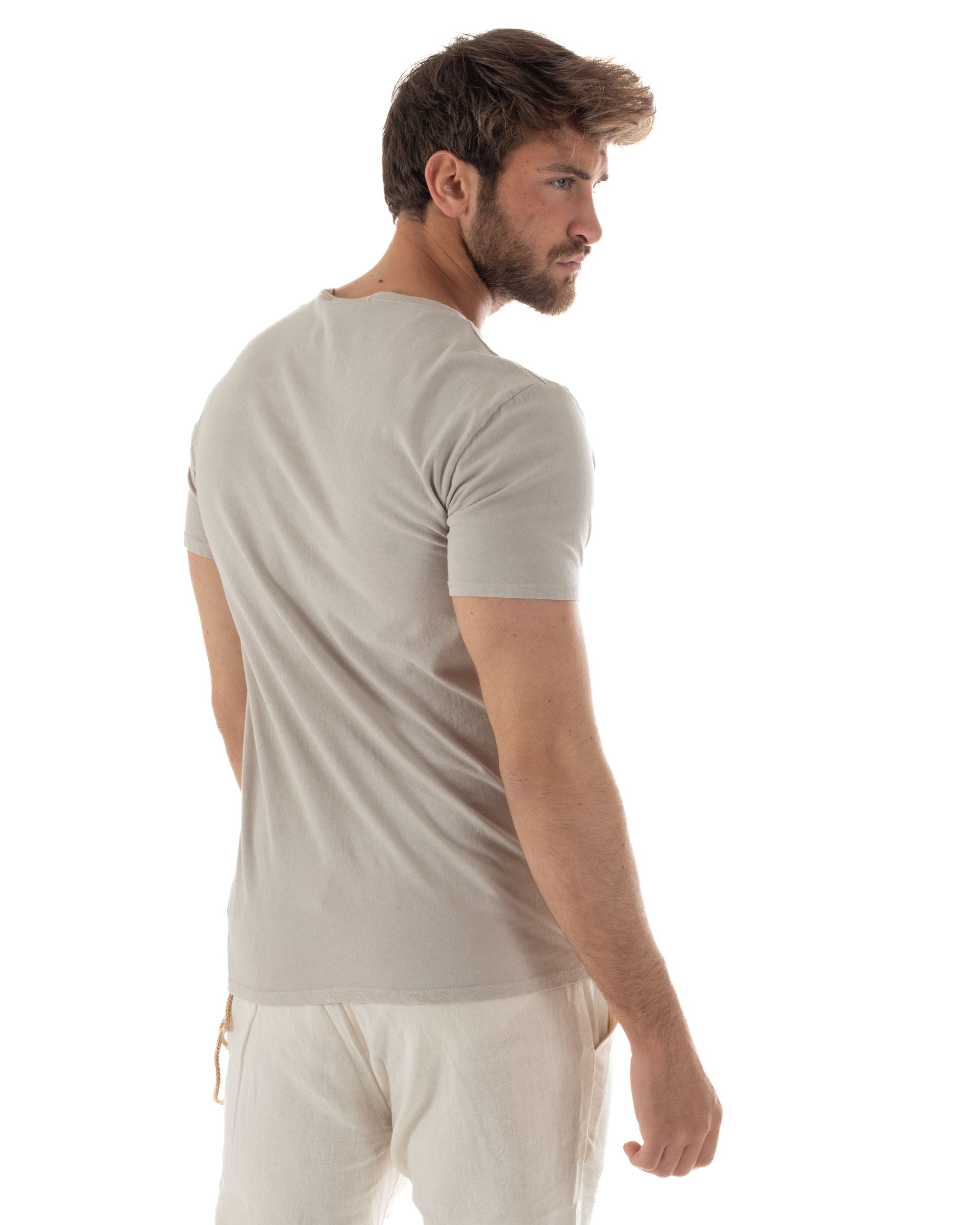 T-shirt Con Bottoncini Cotone Regular Fit TS3120A