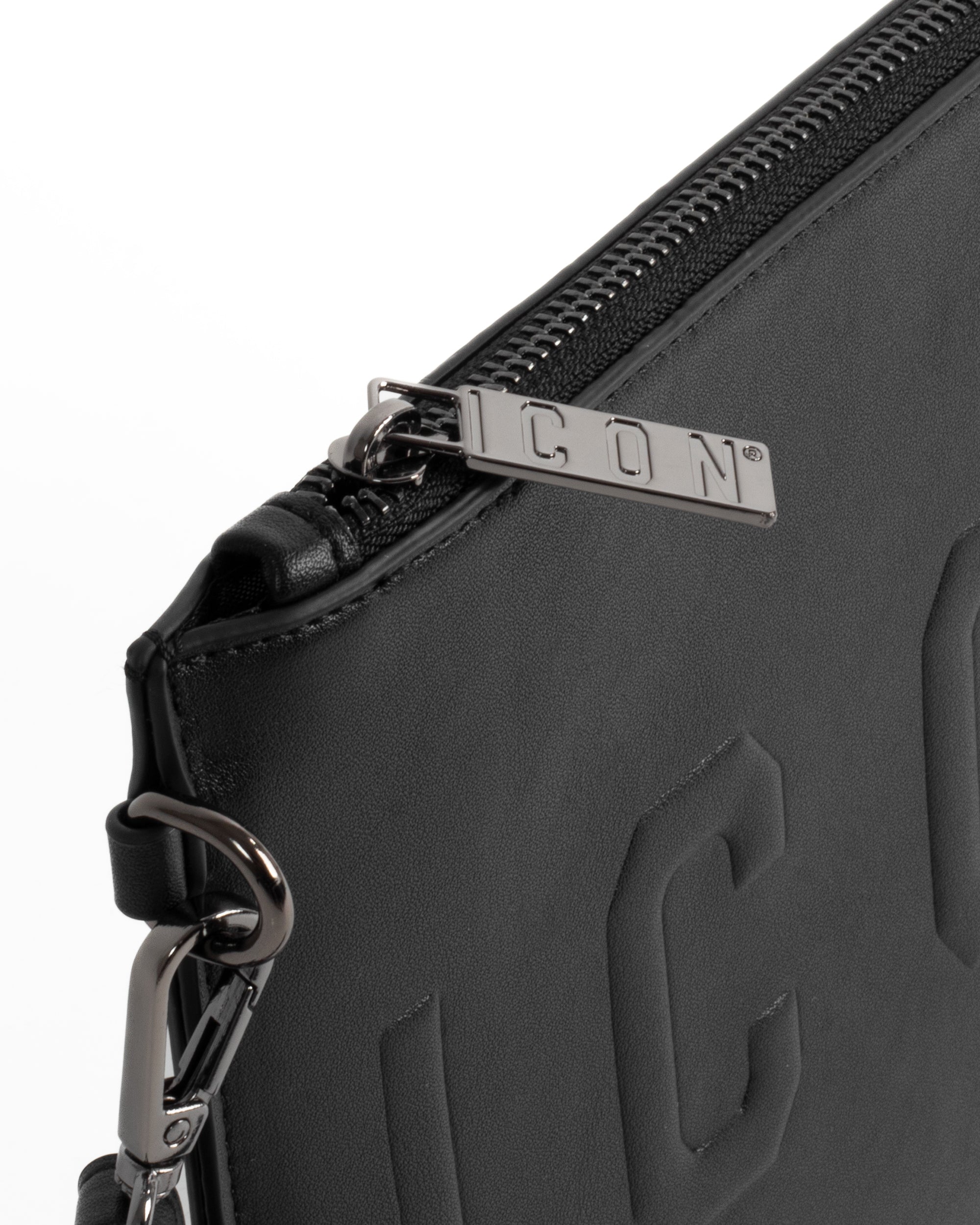 Borsa Borsello Borsetta Pochette a Mano Unisex Nero ICON ICXF2W6A021