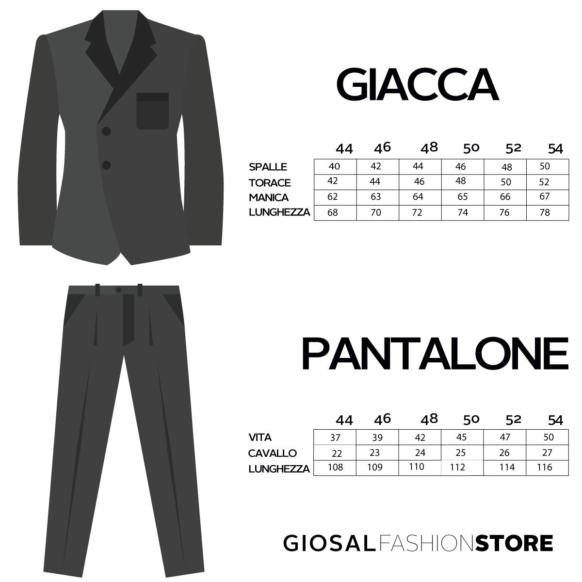 Men's Suit Single-breasted Suit Jacket Pants Black Elegant Ceremony Tuxedo GIOSAL-AE1003A