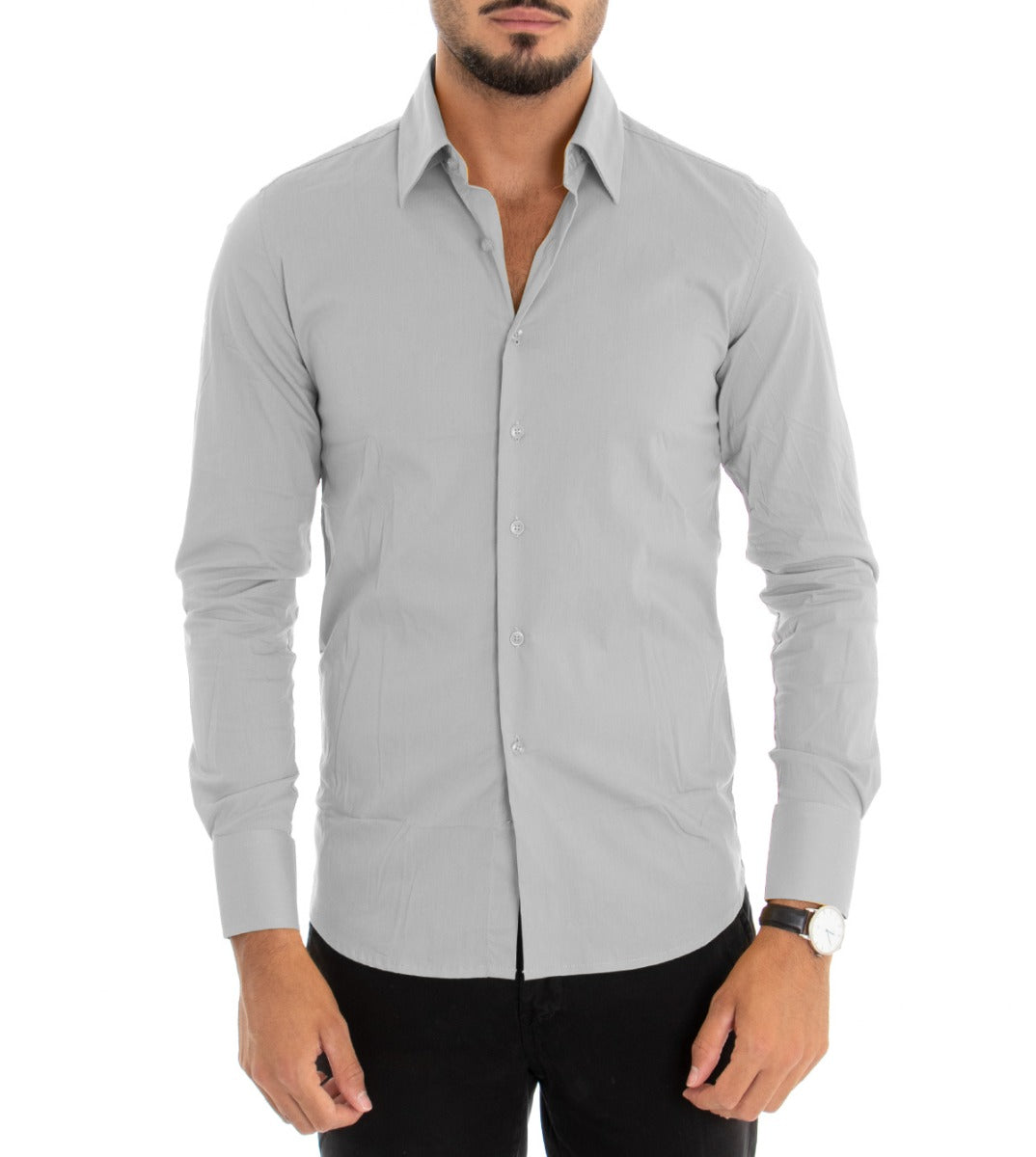 Camicia 2025 uomo grigia