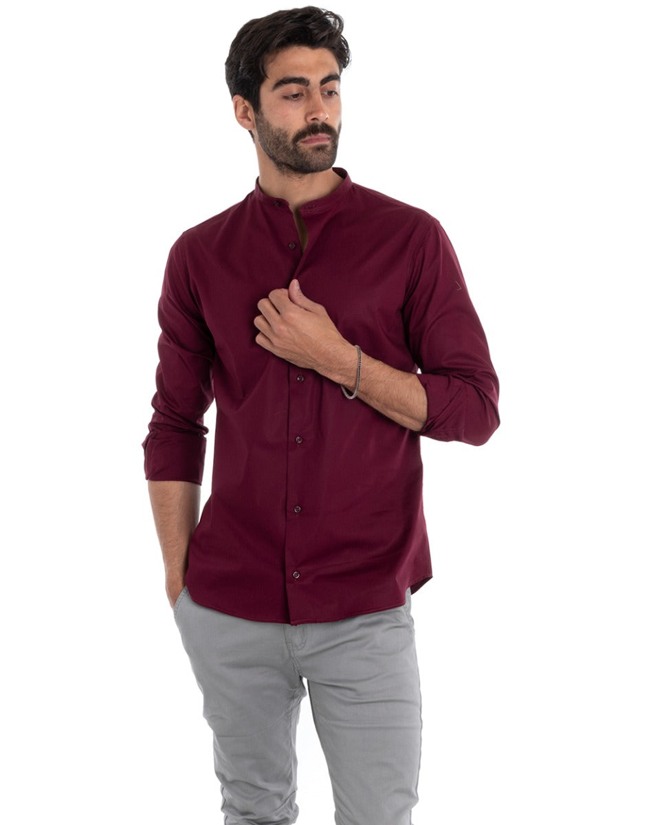 Camicia clearance coreana bordeaux