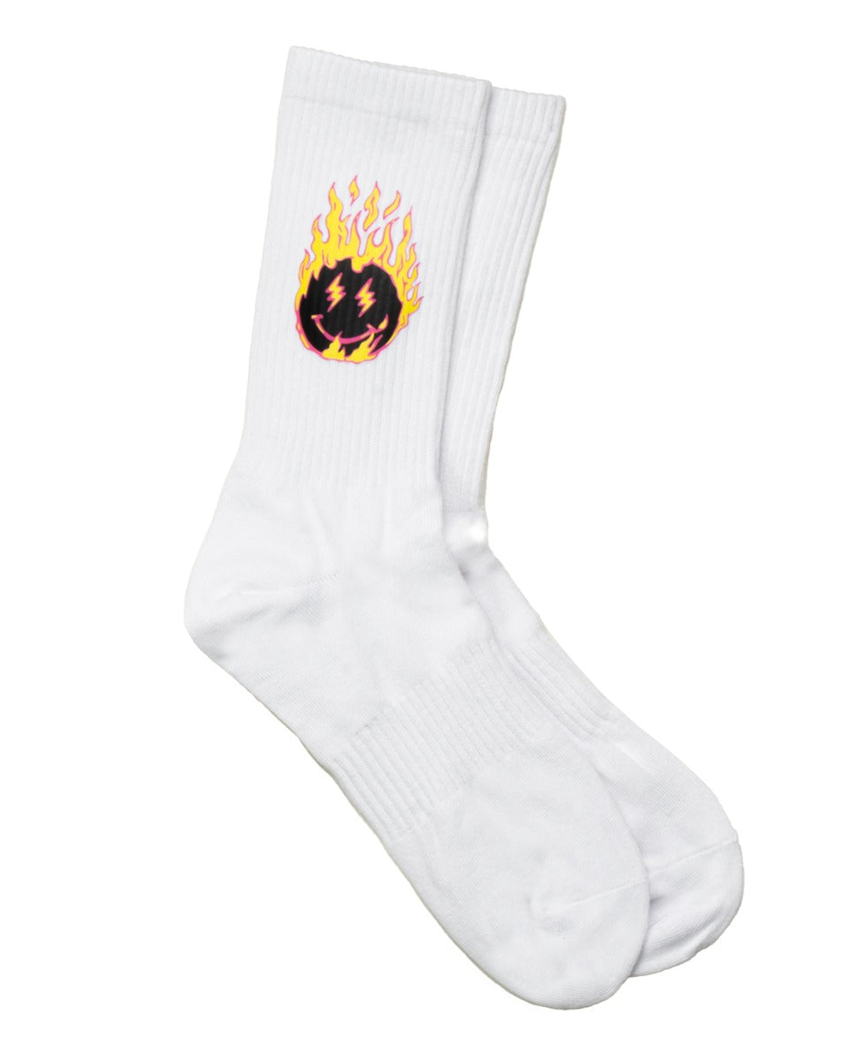Men's Unisex Socks Print Socks Ankle Socks Basic White Sock GIOSAL-CAL1018A