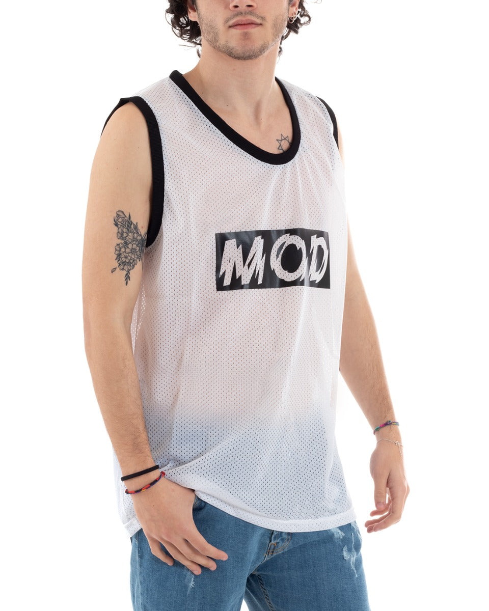 Men's Tank Top Armhole Sport Fit Comfort White GIOSAL-CN1063A