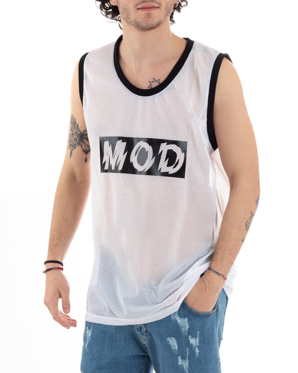 Men's Tank Top Armhole Sport Fit Comfort White GIOSAL-CN1063A