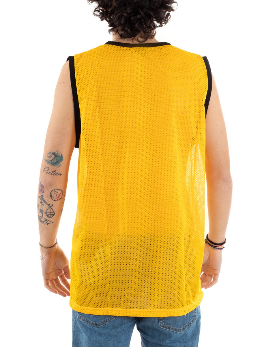 Men's Tank Top Armhole Sport Fit Comfort Yellow GIOSAL-CN1064A