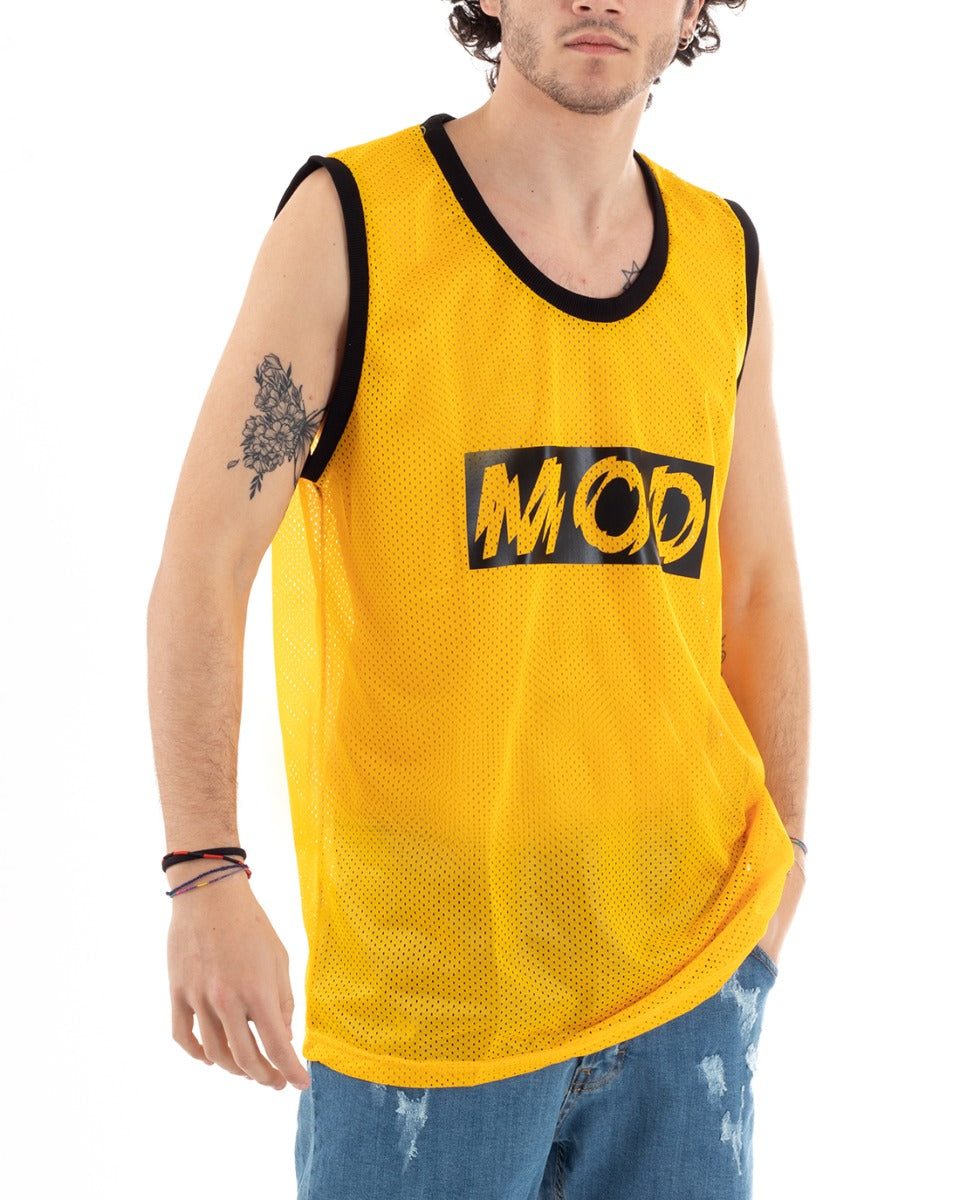 Men's Tank Top Armhole Sport Fit Comfort Yellow GIOSAL-CN1064A