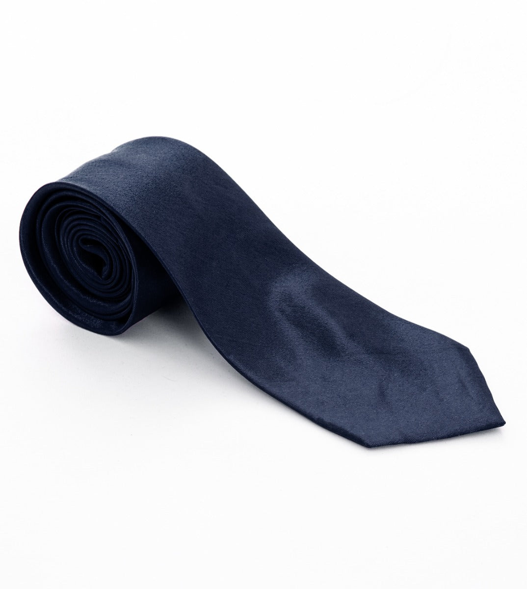 Cravatta Uomo Unisex Elegante Cerimonia Casual Basic Raso Blu GIOSAL-CP1035A