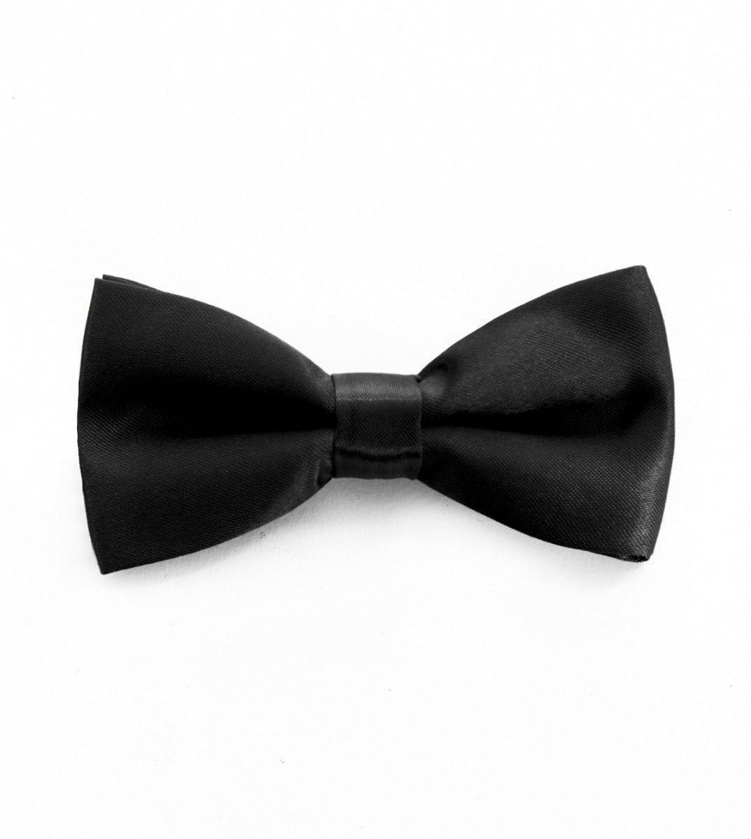 Butterfly Bow Tie Satin Men Unisex Black Bow Tie Elegant Accessory Ceremony Casual Basic GIOSAL-CP1058A