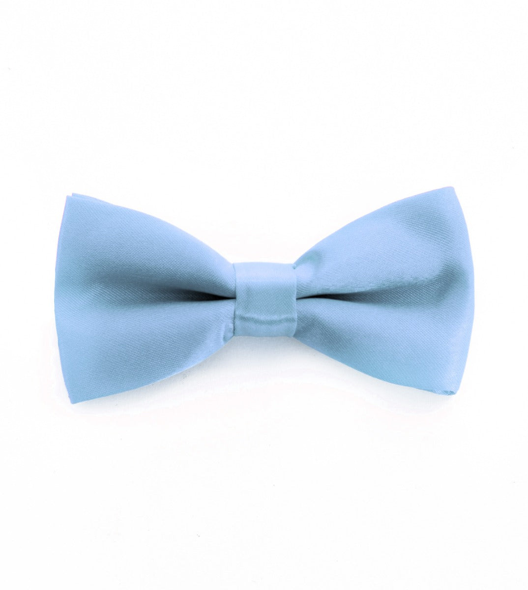Butterfly Bow Tie Satin Man Unisex Light Blue Bow Tie Elegant Accessory Ceremony Casual Basic GIOSAL-CP1065A