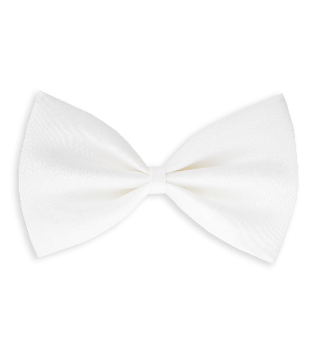 Butterfly Bow Tie Satin Man Unisex White Bow Tie Elegant Accessory Ceremony Casual Basic GIOSAL-CP1072A