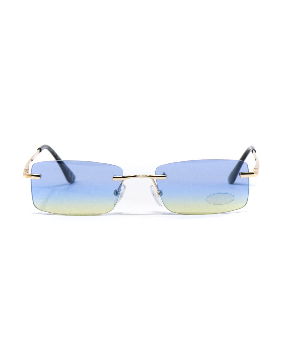 Men's Sunglasses Unisex Sunglasses Casual Thin Squared Multicolored Lenses GIOSAL-OC1058A