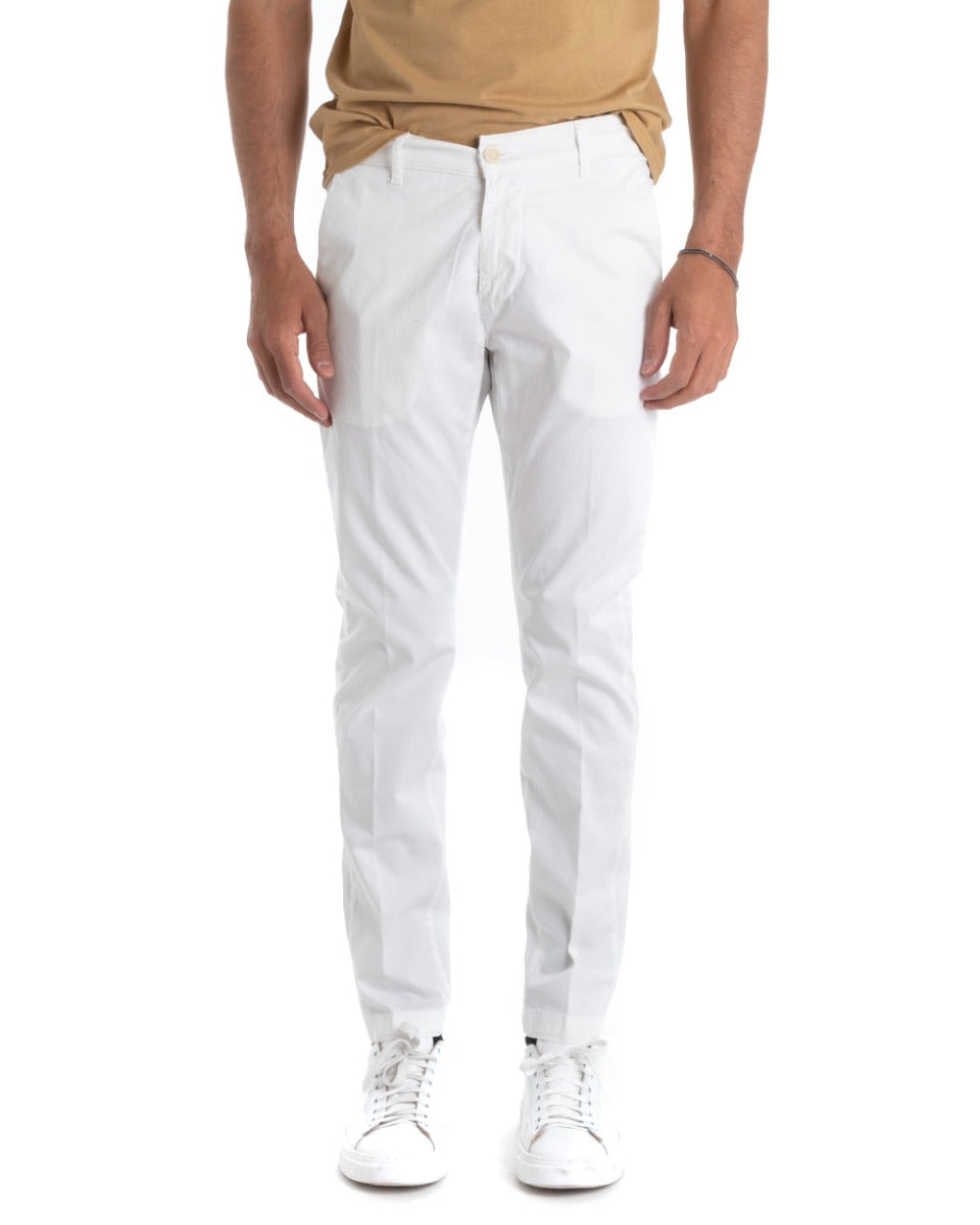 GIOSAL Classic Basic Solid Color Long Men's Trousers