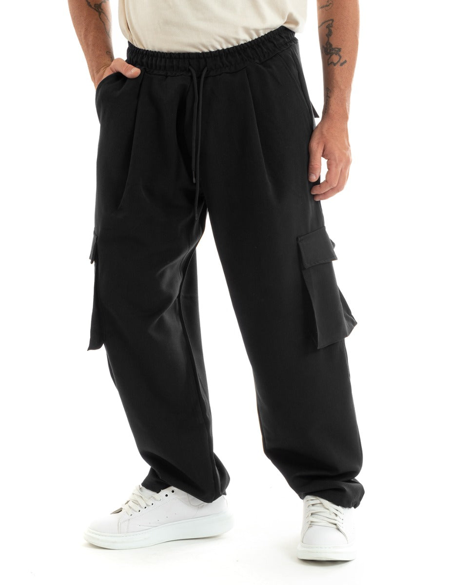 Suwangi Pantaloni da Uomo Pantaloni Cargo Pantaloni Casual da in Cotone  Stretch Pantaloni da Lavoro Pantaloni da Tuta con Tasconi : : Moda