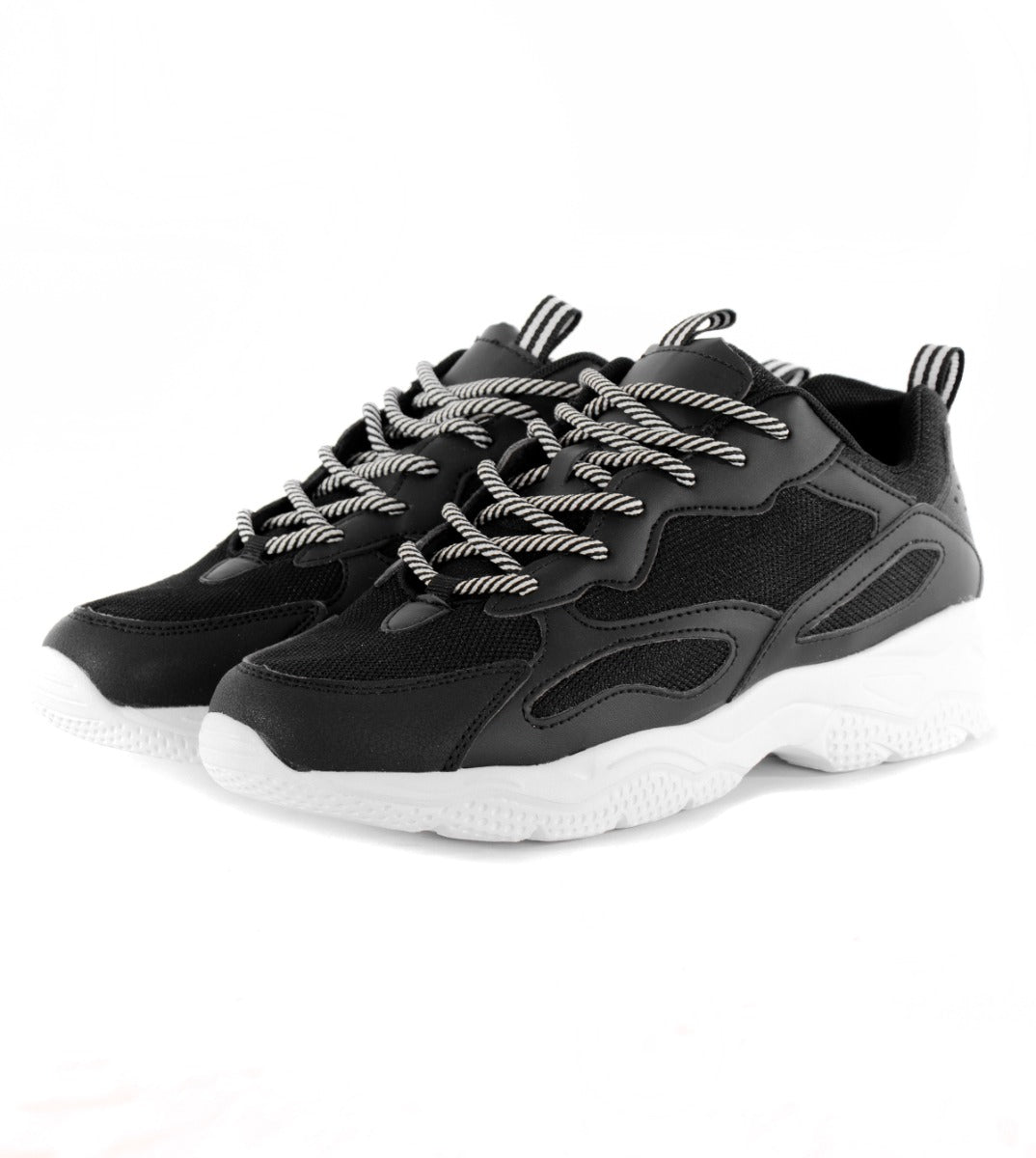 Scarpe Uomo Shoes Alta Sneakers Sportiva Casual Nera GIOSAL-S1078A