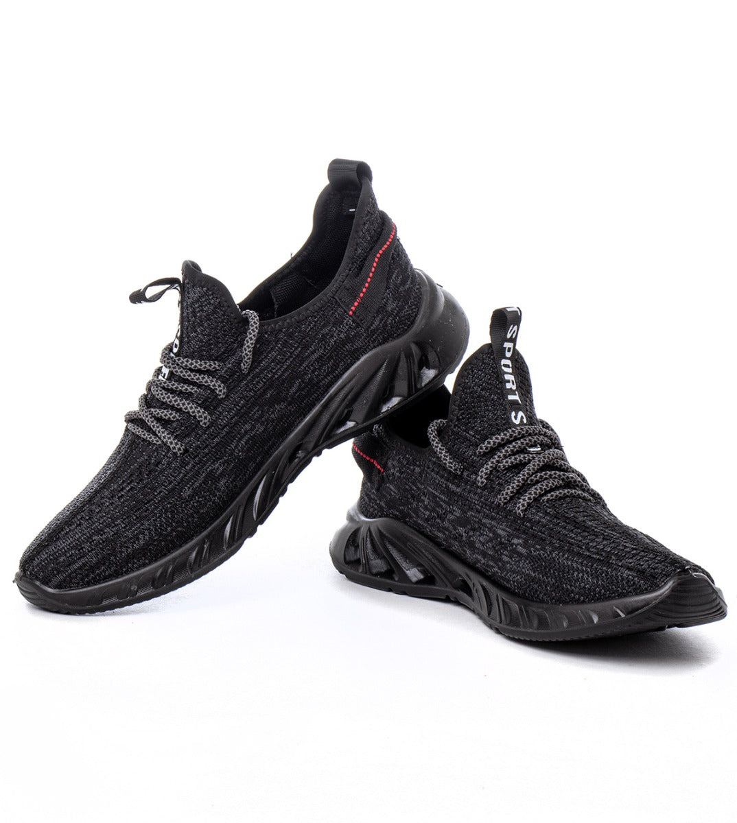 Scarpe Uomo Shoes Sneakers Sportiva Casual Nera GIOSAL-S1107A