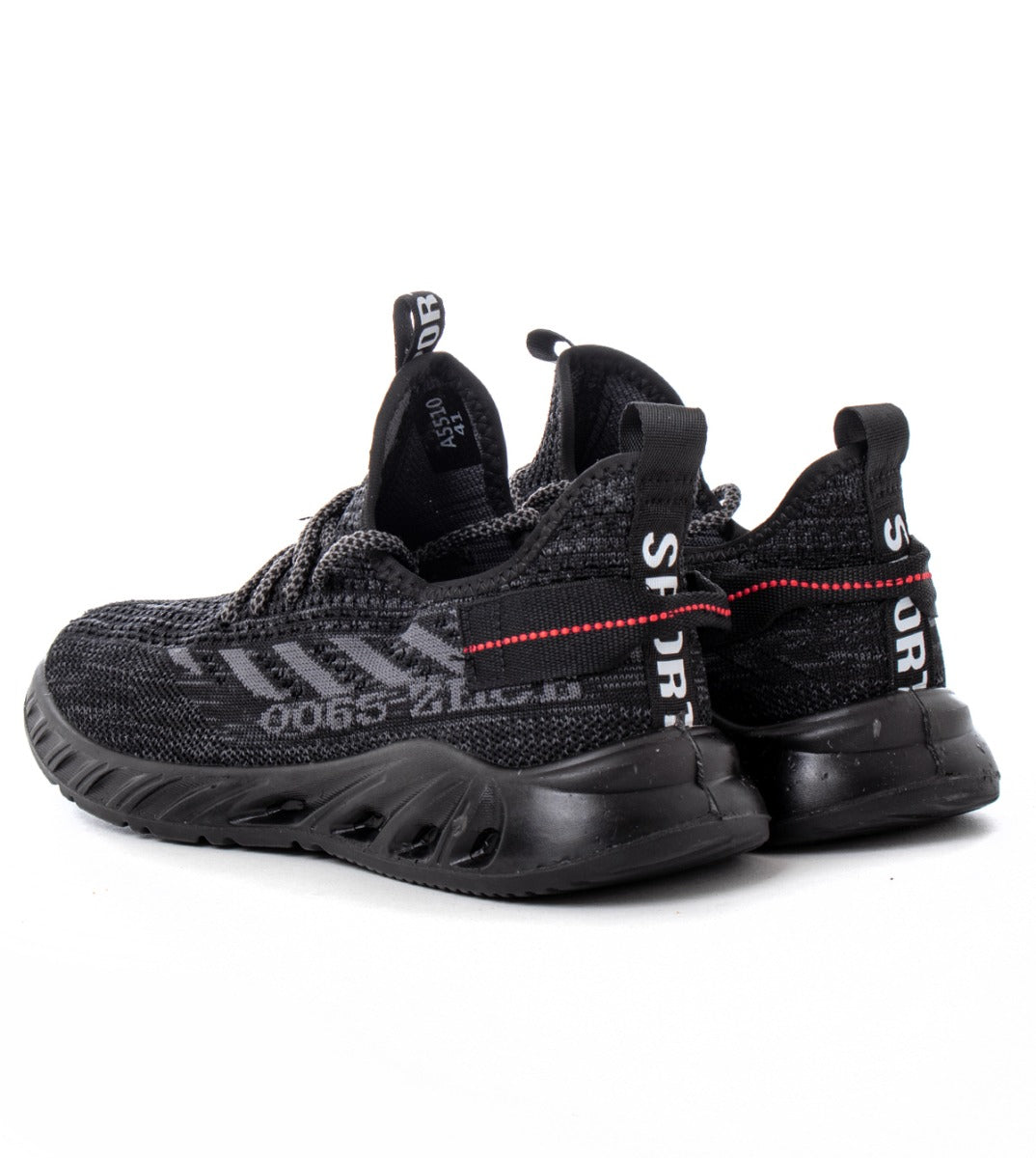 Scarpe Uomo Shoes Sneakers Sportiva Casual Nera GIOSAL-S1107A