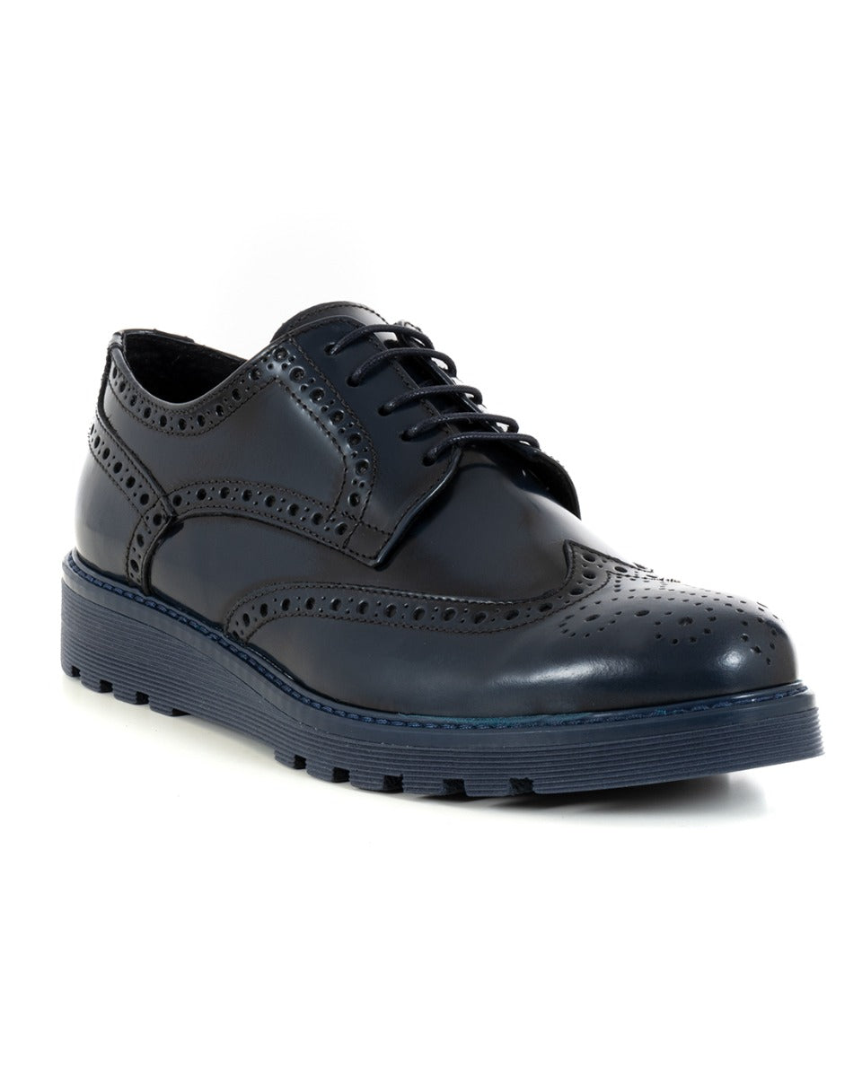 Scarpe oxford uomo clearance blu