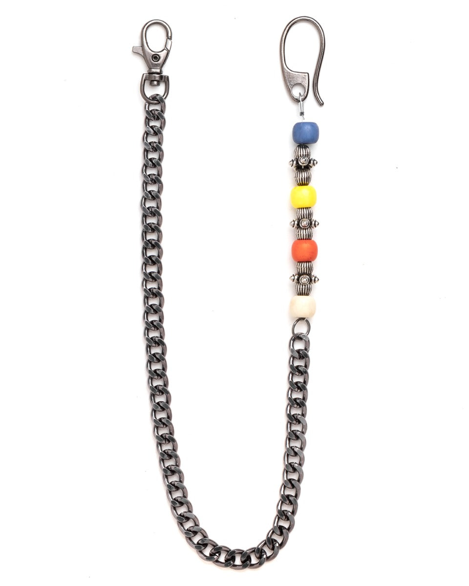 Trouser Chain Men Unisex Casual Multicolored Steel Pearls GIOSAL-TR1033A