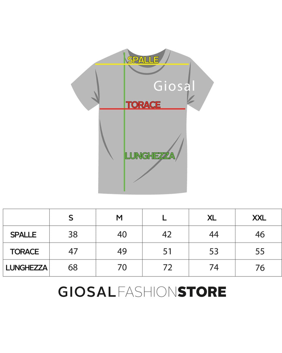 Men's T-shirt Polo Solid Color Gray Short Sleeve Button Collar Basic Casual GIOSAL-TS2973A